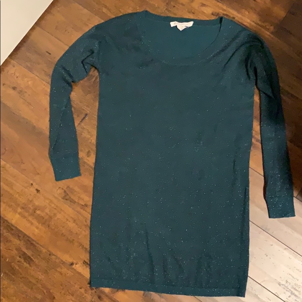 Green sparkles bcbgeneration dress